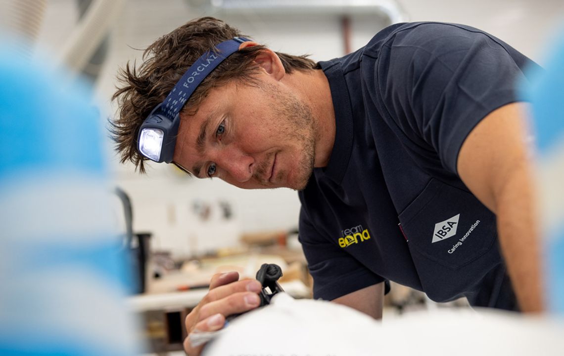 Alberto Bona au travail