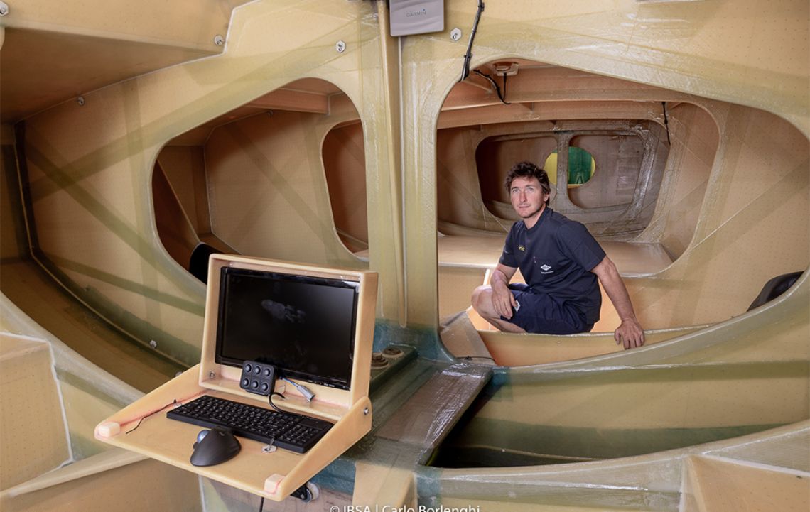 Alberto Bona et le Class 40 IBSA